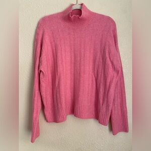 J. Crew Ribbed Mockneck Sweater Supersoft Yarn